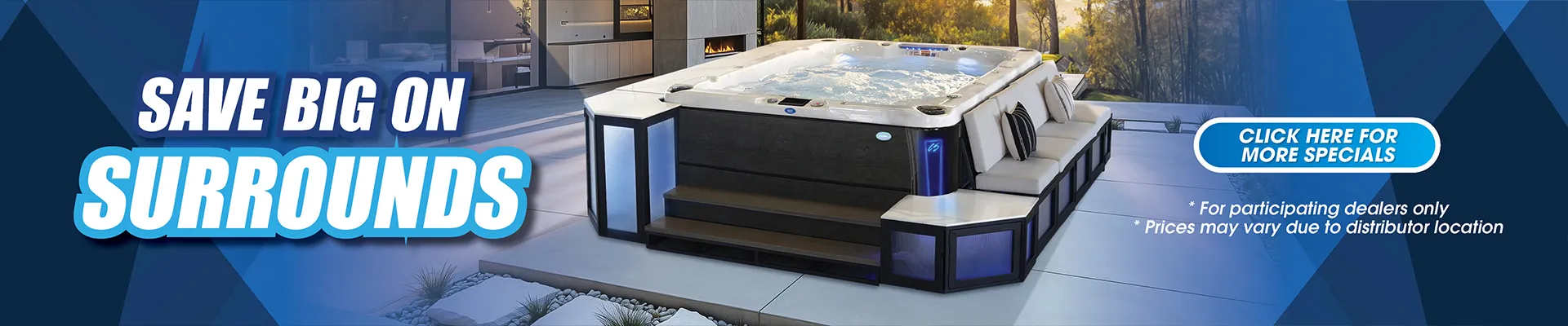 Calspas hot tub being used in a family setting - Lenexa