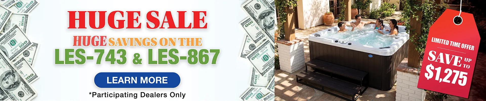 Calspas hot tub being used in a family setting - Lenexa